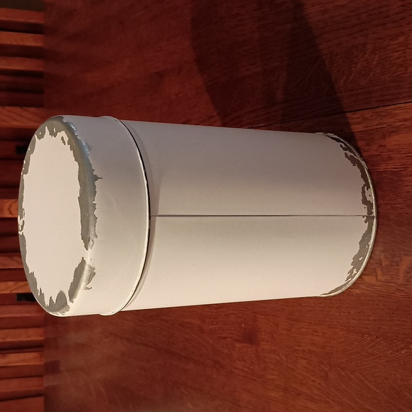 Chic Home Sweet Home Galvanized Distressed Container Canister - Picture 4 of 7